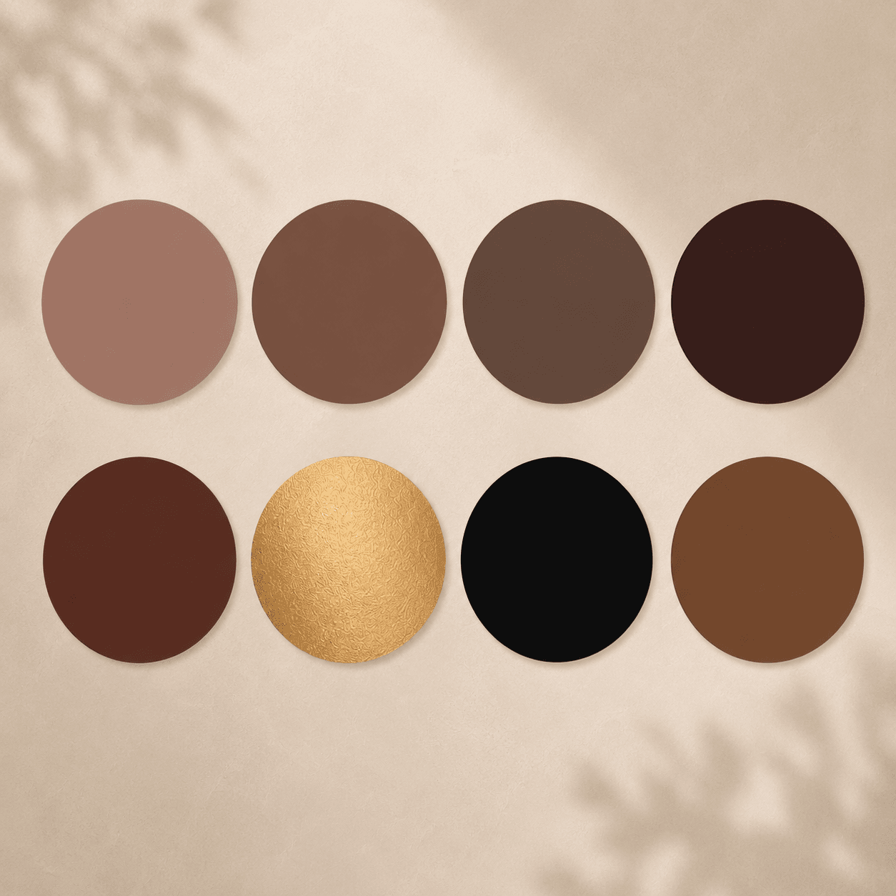 Wedding color palette for the dress code